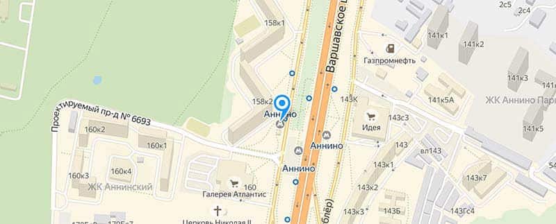 Метро Аннино.