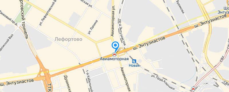 Метро Авиамоторная.