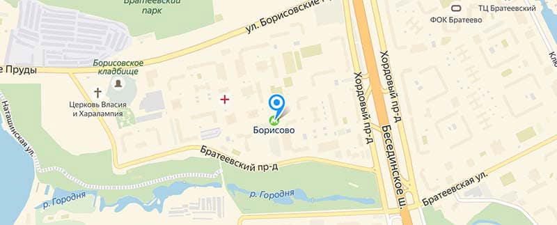 Метро Борисово.