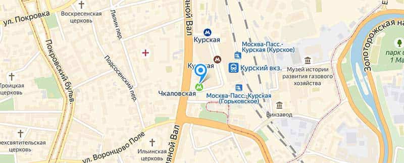Метро Чкаловская.