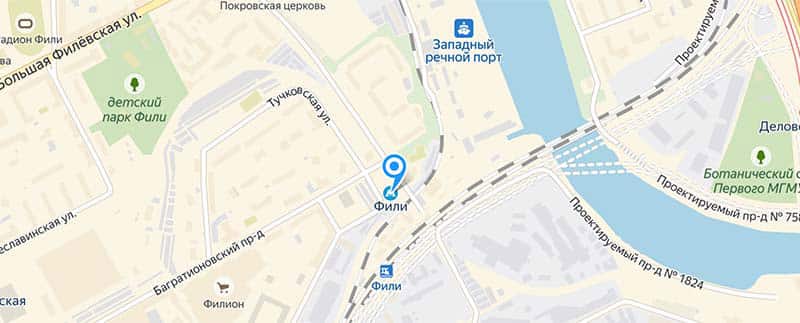 Метро Фили.
