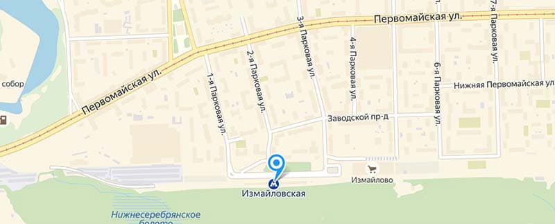 Метро Измайловская.