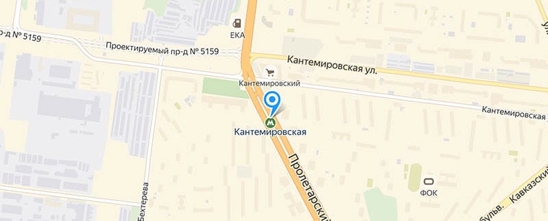 Метро Кантемировская.