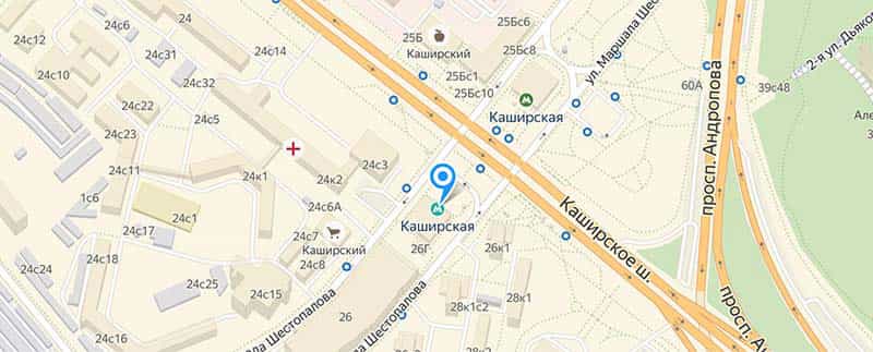 Метро Каширская.
