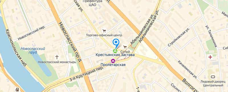 Метро Крестьянская застава.