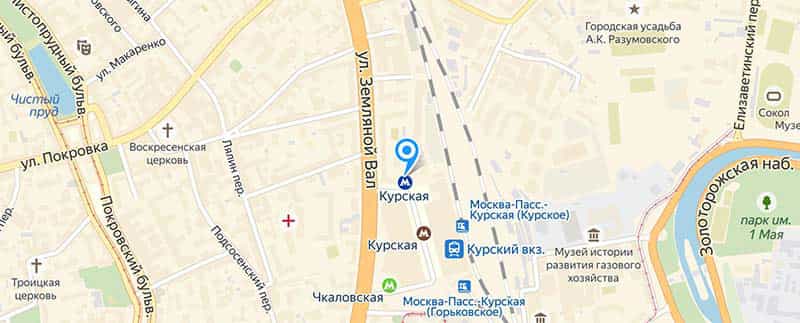 Метро Курская.