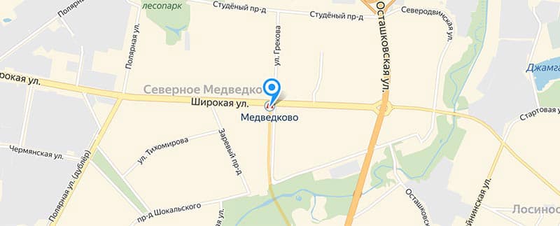 Метро Медведково.