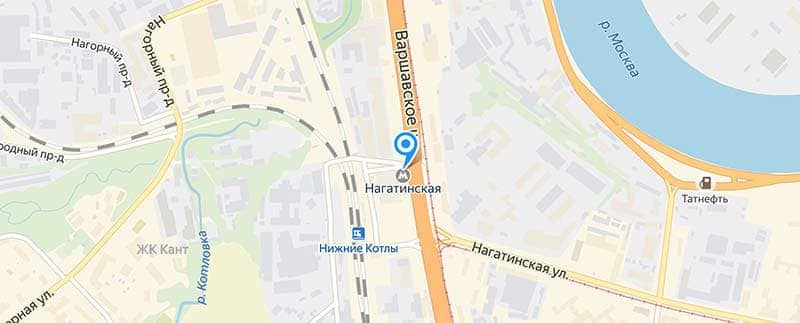 Метро Нагатинская.