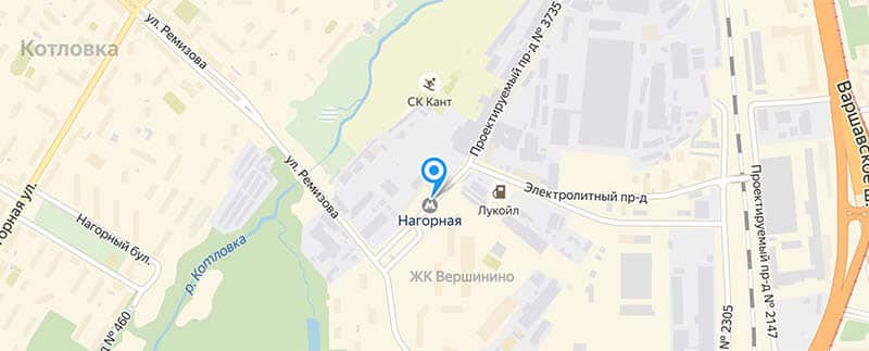 Метро Нагорная.