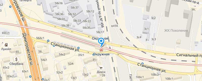 Метро Окружная.