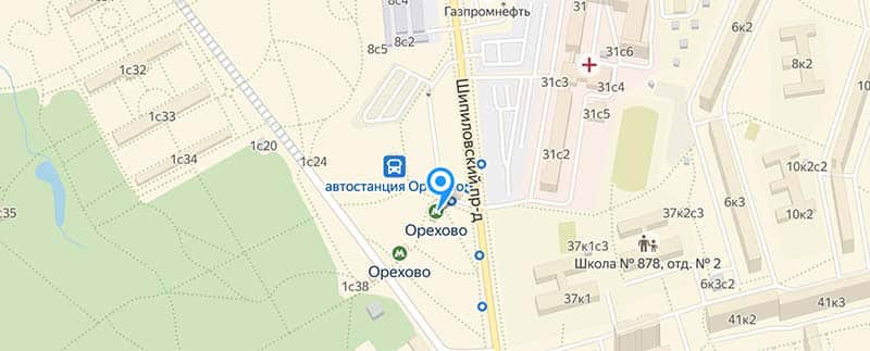 Метро Орехово.