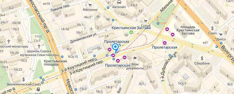 Метро Пролетарская.