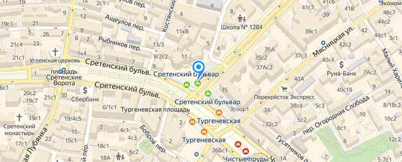 Метро Сретенский бульвар.