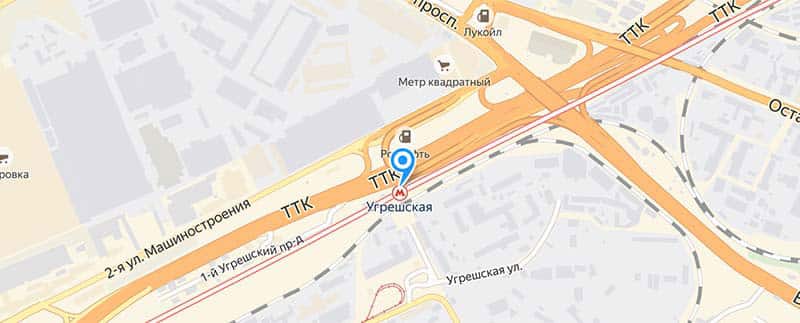 Метро Угрешская.