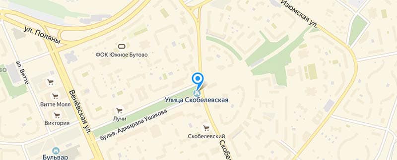 Южнобутовская 44 карта