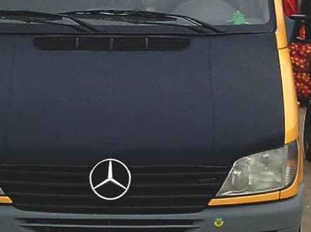 Открыть капот Mercedes Sprinter
